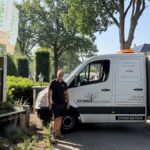 Een vakman met het mooiste uitzicht